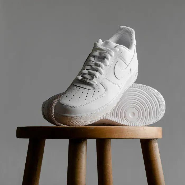 Classic White Low-Top Sneakers – Inspired by Nike Air Force 1