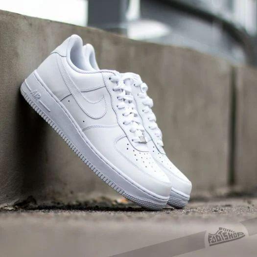 Classic White Low-Top Sneakers – Inspired by Nike Air Force 1