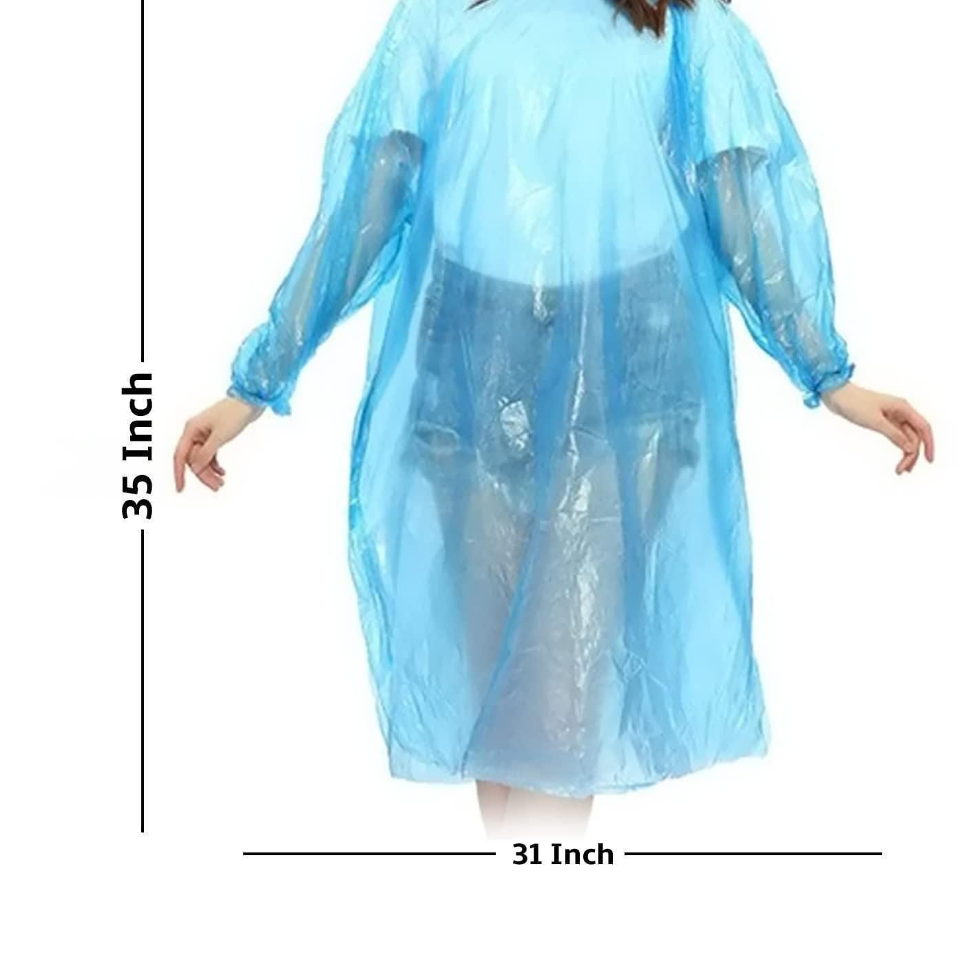 Reusable Wallet Rain Card Rain Coat (Set of 5) Multicolour