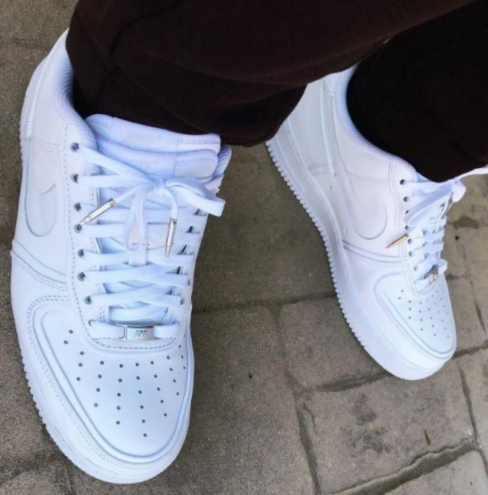 Classic White Low-Top Sneakers – Inspired by Nike Air Force 1