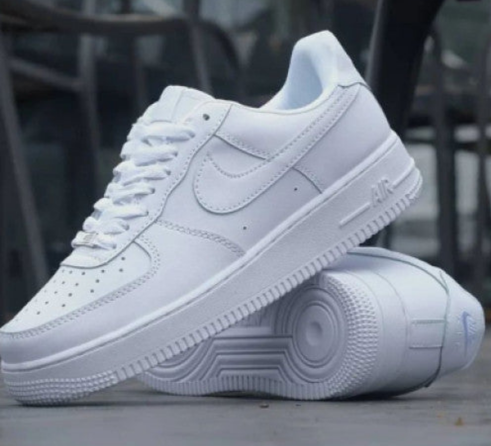 Classic White Low-Top Sneakers – Inspired by Nike Air Force 1