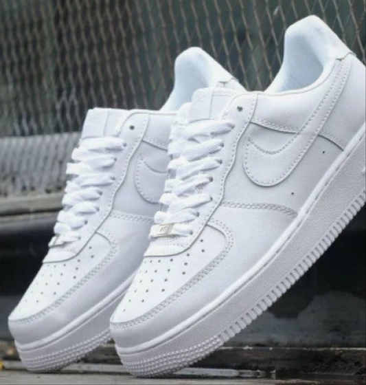 Classic White Low-Top Sneakers – Inspired by Nike Air Force 1