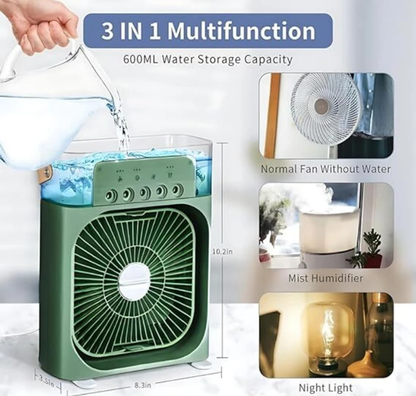 Portable Rechargable Mini Air Cooler for Home/Kitchen/Office